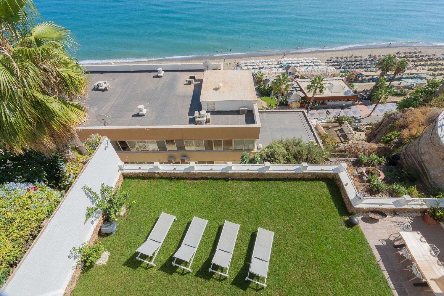 Private 250Sqm Garden Duplex, Jacuzzi, Cinema, Sea View Escape Torremolinos Exterior foto